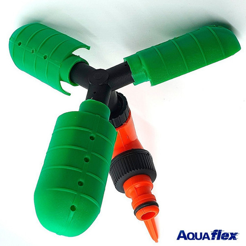 Imagen 2 de 6 de Aspersor Giratorio 3 Brazos Y Puntal Riego H2704 Aquaflex