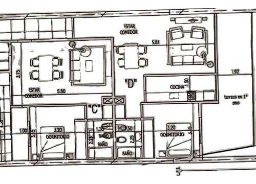 Venta Departamento 2 Amb Monte Castro Balcon