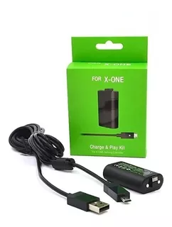 Charge And Play Para Xbox One Bateria P/ Controle + Cabo Usb