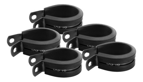 Imagen 1 de 3 de Abrazaderas Aluminio P-clip 1/2 Manguera Cable Tuberia 5 Pza