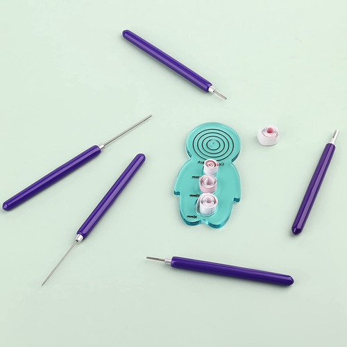 Juego De Herramientas Para Quilling, 5 Herramientas De Papel