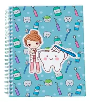 Comprar Agenda 2025 Dentista Diaria Medio Oficio Personalizada Portada Blanco Dentista 07