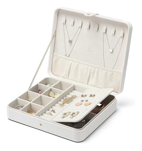 Caja Organizadora De Joyas, Joyeros De Viaje Para Mujer...