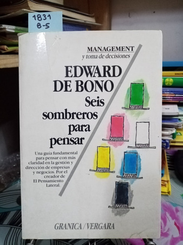 Seis Sombreros Para Pensar // Edward De Bono C3