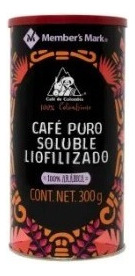 Imagen 2 de 3 de Cafe Puro Soluble Liofilizado Members Mark 300 Gr Colombiano