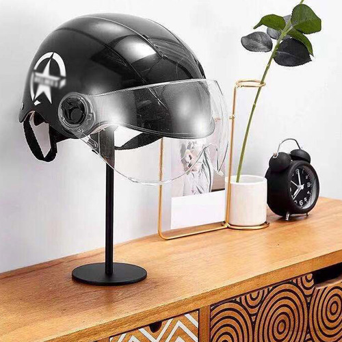 A Soporte De Casco De Motocicleta De Metal C/montaje En