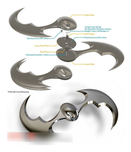 Batarang Plegable - Diseño Sonoro