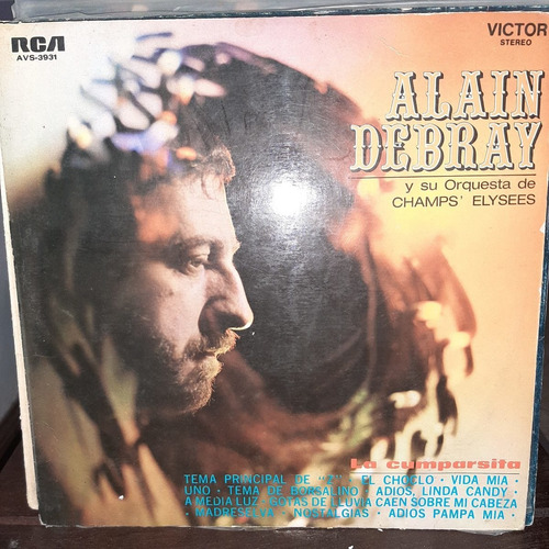 Vinilo Alain Debray Su Orq Champs Elysees La Cumparsita O2