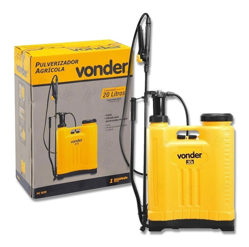 Pulverizador Costal Manual Agrícola Vonder Pc020 20 Litros