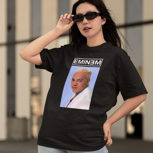 Camiseta Básica Eminem Meme Belo Cantor Humor Zoeira Traição