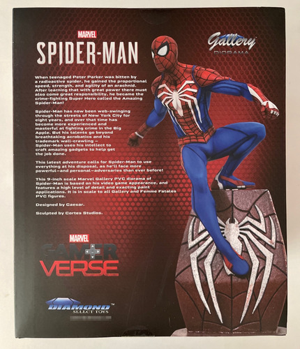 Estatua Spiderman Gamerverse Ps4 Marvel Gallery Pvc Diorama (Usado)