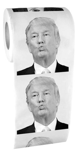 Rollo De Papel Higiénico Con Estampado De Donald Trump Kiss,