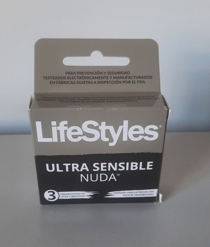 Preservativos Lifestyles Ultra Sensible Caja 3 Unidades