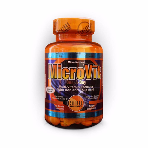 Multivitaminico Microvit - Saturn - 90 Tabletas