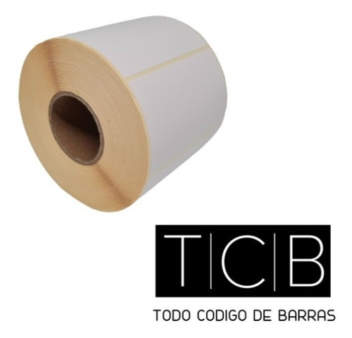 Imagen 2 de 4 de Rollo De Etiquetas 80x40 X1000 Etiquetas Blancas Ilustracion