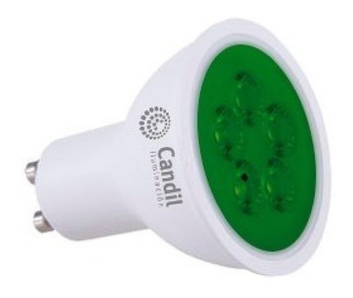 Lampara Dicroica Led 220v Gu10 Candil 4.w Colores C