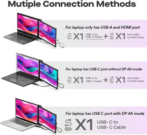 Extensor De Monitor Para Computadora Portátil Mobile Pixels