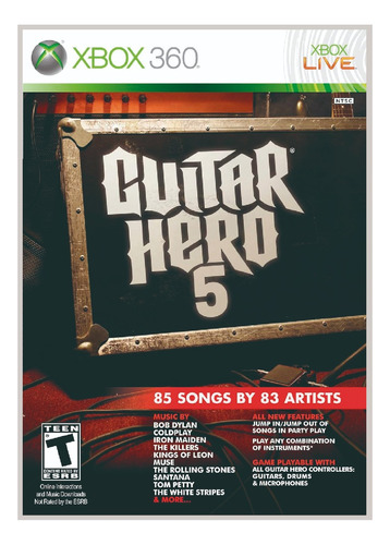 Guitar Hero 5 - Xbox 360