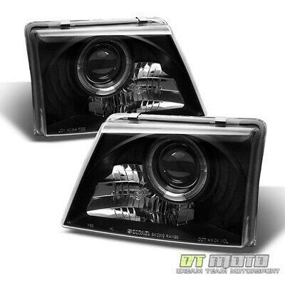 1998-2000 Ford Ranger Pickup Black Halo Projector Headli Dtm