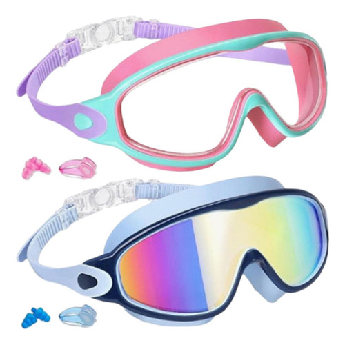 2 Piezas Gafas De Natación Gafas De Piscina Gafas De