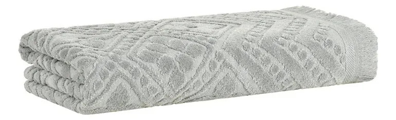 Toalha De Banho Anis Aveludada Buddemeyer 70x135cm Cinza-3238