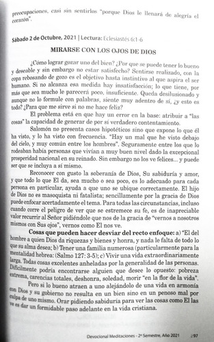 Devocional Diario Meditaciones 2° Semestre Julio - Diciembre