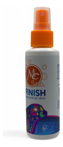 Limpiador De Uñas Fin Ish 120ml 4oz Mc Nails