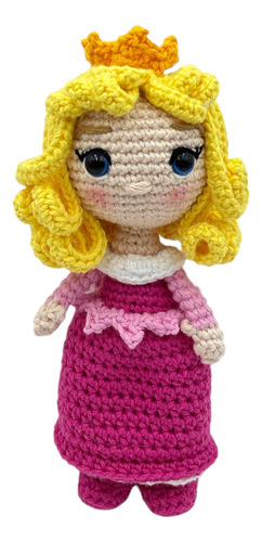 Amigurumi Princesa Bella Durmiente Aurora Tejida A Crochet