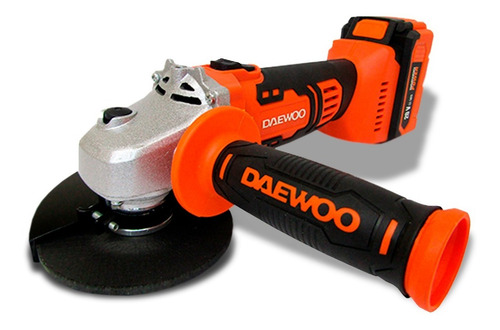 Imagen 2 de 5 de Taladro Percutor Inalambrico Daewoo Bateria 20v + Amoladora