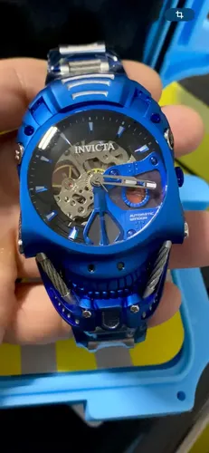 Invicta 42585 Automatico Terminator Skull Artist Azul Origin