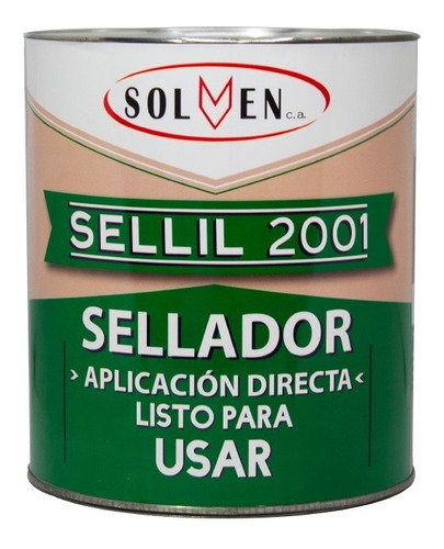 Sellil 2001 Sellador Aplicación Directa ¼gal. - Solven