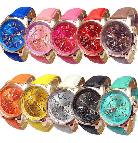 Yunanwa 10 Pack Unisex Tally Style Reloj De Silicona Mujeres