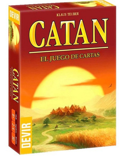 Catan El Juego De Cartas Mini Devir Original 2 A 4 Jugadores