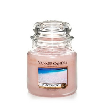 Vela Aromática Medium Jar Pink Sands Yankee Candle