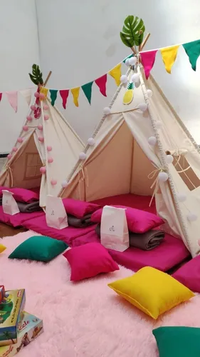 Alquiler De Tipis, Carpa Infantil, Pijamadas