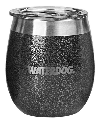 Vaso Termico Mate Waterdog Copon 240cc Acero Inox Con Tapa Color Gris Copon 240