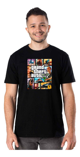 Remeras Hombre Gta Videojuegos |de Hoy No Pasa| 1a