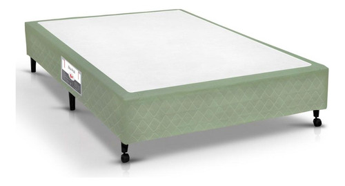 Cama Box Base Viúva Poli Tecido Green (128x188x23) - Castor