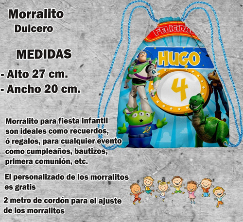 Dulceros Toy Story Personalizados Recuerdos Fiestas!! 45pz