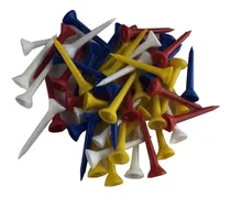 Comprar 100 Tees Golf Plásticos  | The Golfer Shop
