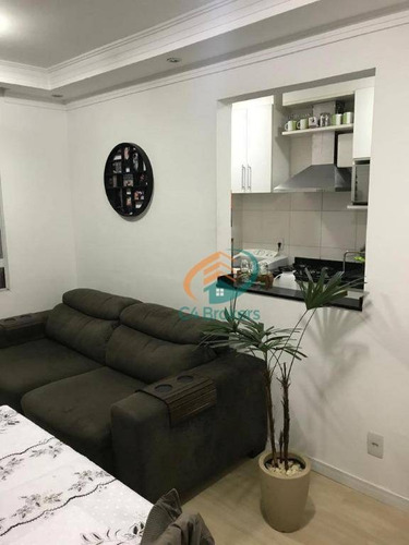 Imagem 10 de 20 de Apartamento Com 2 Dormitórios À Venda, 46 M² Por R$ 255.000,00 - Ponte Grande - Guarulhos/sp - Ap1381