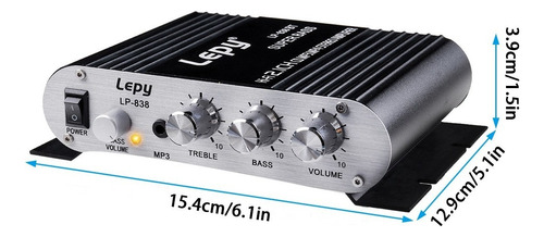 Amplificador Estéreo Bluetooth Hifi 600w Alto-falante De 2.1