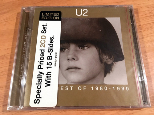 U2 The Best Of 1980-1990 & B-sides 2 Cd Usa 1998 Sellado