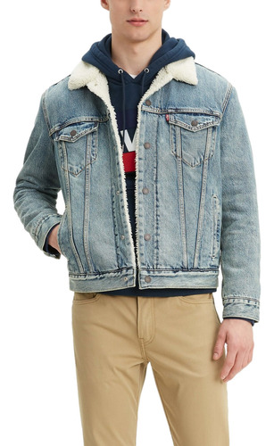 Chaqueta Hombre Con Sherpa Azul Levis 16365-0044