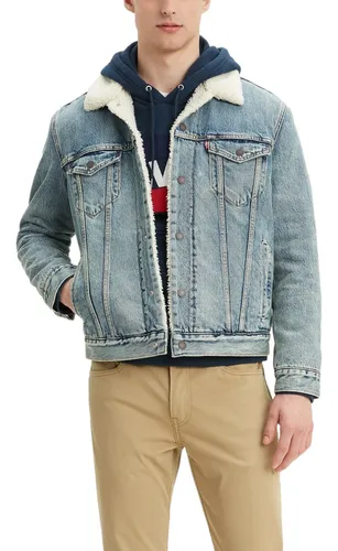 Chaqueta Con Sherpa Azul Levis 16365-0044 | Cuotas sin interés