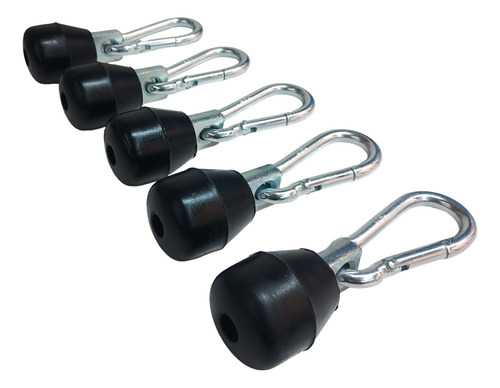 Jgo 5 Terminales P/ Cable P/ Aparatos De Gimnasio C/ Bol T