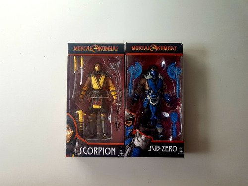 Scorpion Y Sub Zero Mcfarlane Traje Clasico