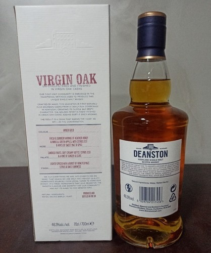 Whisky Deanston Virgin Oak 46.3% 700ml- Single Malt
