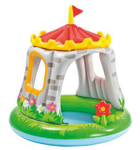 Piscina Inflável redonda Intex 57122 Castillo Royal de 122cm x 13cm 68L multicolor caixa