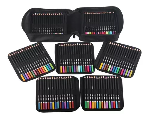 Lápices , colores profesionales en caja, núcleos suaves, para dibujar,  dibujar, sombrear y colorear, lápices vibrantes para - 180 color 180  Coloreado Sunnimix Dibujar lápices de dibujo